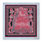 During this Christmas Verse No. 3 - Bell <br/>A5 Square Groovi Plate <br/>(Set GRO-CH-40724-03)