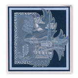 During this Christmas Verses <br/>A5 Square Groovi Plate Set