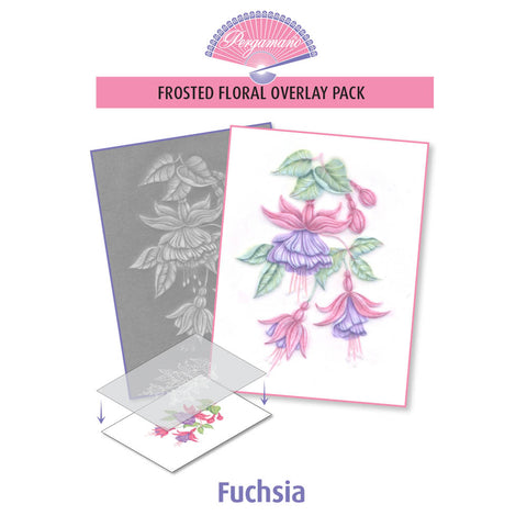 Frosted Floral Overlay Pack - Fuchsia