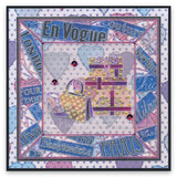 Fashion Phrases <br/>A5 Square Groovi Plate <br/>(Set GRO-40514-03)