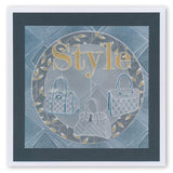 Fashion Phrases <br/>A5 Square Groovi Plate <br/>(Set GRO-40514-03)