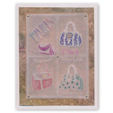 Fashion Phrases <br/>A5 Square Groovi Plate <br/>(Set GRO-40514-03)