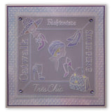 Fashion Phrases <br/>A5 Square Groovi Plate <br/>(Set GRO-40514-03)