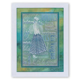 Fashion Phrases <br/>A5 Square Groovi Plate <br/>(Set GRO-40514-03)