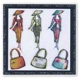 Fashion Phrases <br/>A5 Square Groovi Plate <br/>(Set GRO-40514-03)