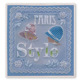 Fashion Phrases <br/>A5 Square Groovi Plate <br/>(Set GRO-40514-03)