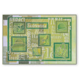 Fashion Phrases <br/>A5 Square Groovi Plate <br/>(Set GRO-40514-03)