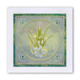 Floral Alphabet - Letter G <br/>A6 Square Groovi Plate