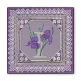 Floral Alphabet - Letter I <br/>A6 Square Groovi Plate