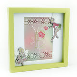 Floral Alphabet - Letter P <br/>A6 Square Groovi Plate