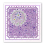 Floral Backgrounds <br/>A5 Square Groovi Plate Set