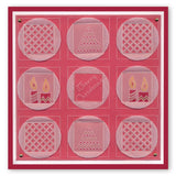 Framework Circles <br/>A4 Square Groovi Plate