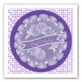 Frilly Circles <br/>A5 Square Groovi Plate Set