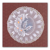 Frilly Circles <br/>A5 Square Groovi Plate Set