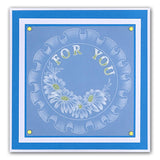 Frilly Circles <br/>A5 Square Groovi Plate Set