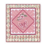Frilly Square <br/>A5 Square Groovi Plate <br/>(Set GRO-FL-40805-03)