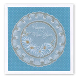Frilly Circles <br/>A5 Square Groovi Plate Set