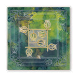 Funky Seed Heads & Leaves <br/>A6 Groovi Plate