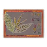 Funky Seed Heads & Leaves <br/>A6 Groovi Plate