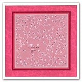 Sprig Background <br/>A5 Square Groovi Plate <br/>(Set GRO-FL-40011-03)