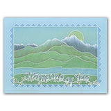 Mountains & Hills <br/>A5 Square Groovi Plate