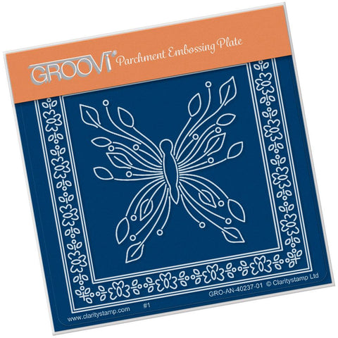 Tina's Butterfly Mariposa <br/>A6 Square Groovi Baby Plate