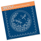 Linda's Dragonflies <br/>A5 Square Groovi Plate