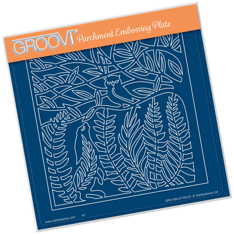 Hare and the Owl <br/>A5 Square Groovi Plate