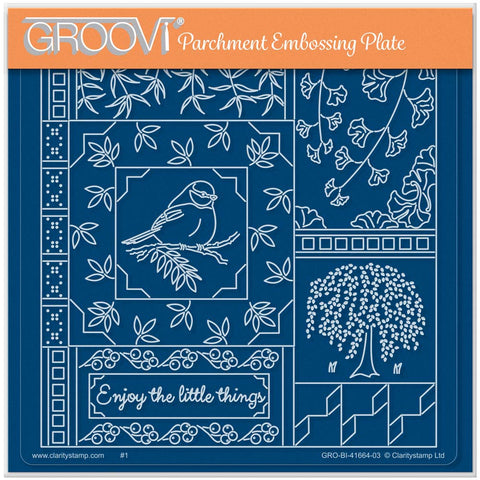 Linda Williams' Enjoy the Little Things - Easy Layout A5 Square Groovi Plate