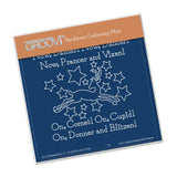 Twas the Night 7 - Now Dasher! <br/>A6 Square Groovi Baby Plate