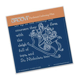 Twas the Night 8 - Toys <br/>A6 Square Groovi Baby Plate