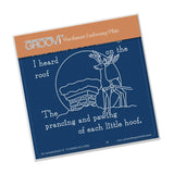 Twas the Night 9 - Rooftop <br/>A6 Square Groovi Baby Plate