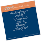 Traditional Christmas Message <br/>A6 Square Groovi Baby Plate