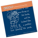 Twas the Night 11 - Santa's Pack <br/>A6 Square Groovi Baby Plate