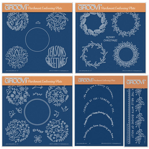 Build a Bauble A5 Square, A6 & Spacer Groovi Plate Collection
