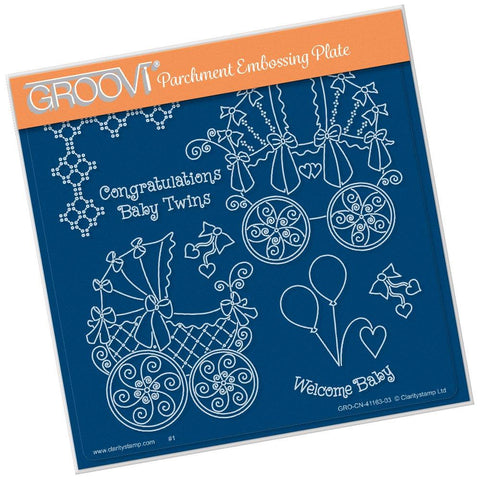 Linda's Congratulations <br/>A5 Square Groovi Plate