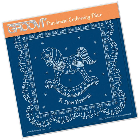 Linda's A New Arrival <br/>A5 Square Groovi Plate