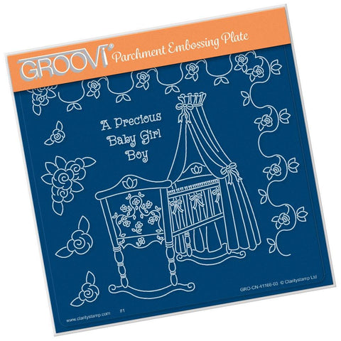 Linda's A Precious Baby <br/>A5 Square Groovi Plate