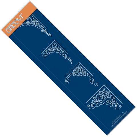 Brad Corners 2<br/>Groovi Border Plate <br/>(Set GRO-CO-40785-09)