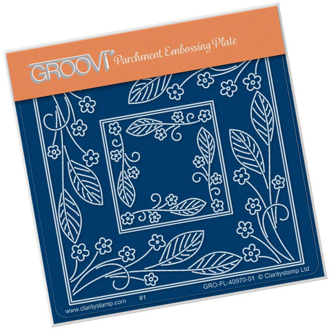 Tina's Forget Me Not Parchlet <br/>A6 Square Groovi Baby Plate