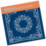 Tina's Hexagon Flowers Parchlet <br/>A6 Square Groovi Baby Plate