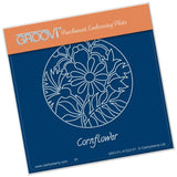 Cornflower & Friends Round <br/>A6 Square Groovi Baby Plate