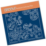Tina's Garden Flourish <br/>A6 Square Groovi Baby Plate