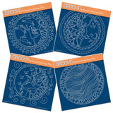 Fairy Rounds Quartet <br/>A5 Square Groovi Plate Set