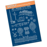 Village Life <br/>A5 Groovi Plate <br/>(Set GRO-HO-40689-04)