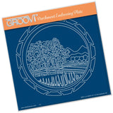 Napa Valley Round <br/>A5 Square Groovi Plate <br/>(Set GRO-LA-40978-03)