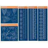 Tina's Doodle Hearts Collection <br/>Groovi Plate Set <br/>+ FREE Border Plate!