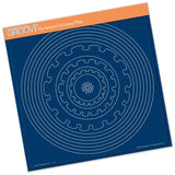 Nested Circles & Frilly Frames <br/>A4 Square Groovi Plate