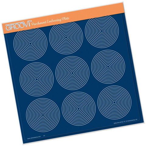 Framework Circles <br/>A4 Square Groovi Plate