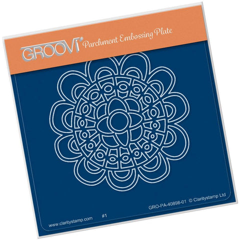 Hula Mandala <br/>A6 Square Groovi Baby Plate